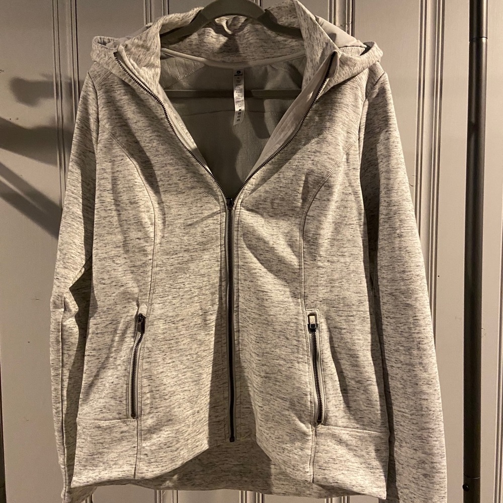 90 Degrees by Reflex gray yoga sweatshirt
